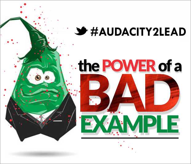 #AUDACITY2LEAD power of a bad example